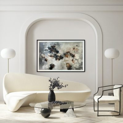 Fine art print "Silky dream" 70x 100 cm med vit kant runtomkring (ram ingår ej)